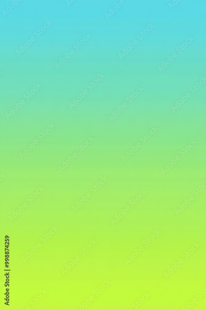 Poster an artistic backdrop showcasing a smooth gradient transition between vibrant green and calming blue 