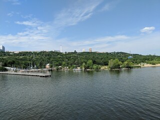 view of the river in the city