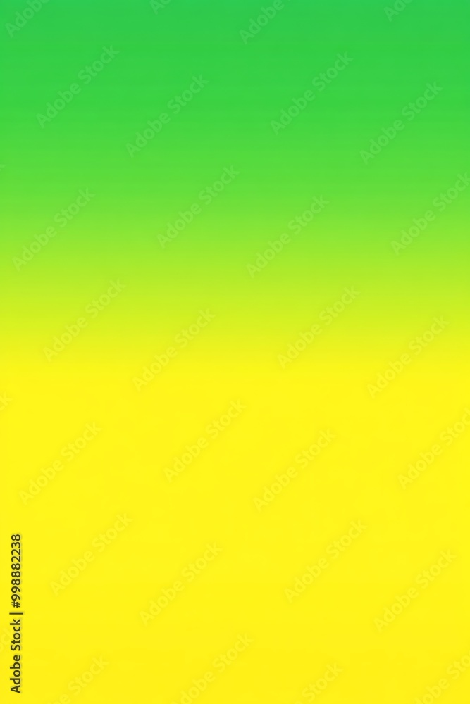 Poster a smooth green and yellow gradient backdrop, blending the hues seamlessly to create a balanced, gent