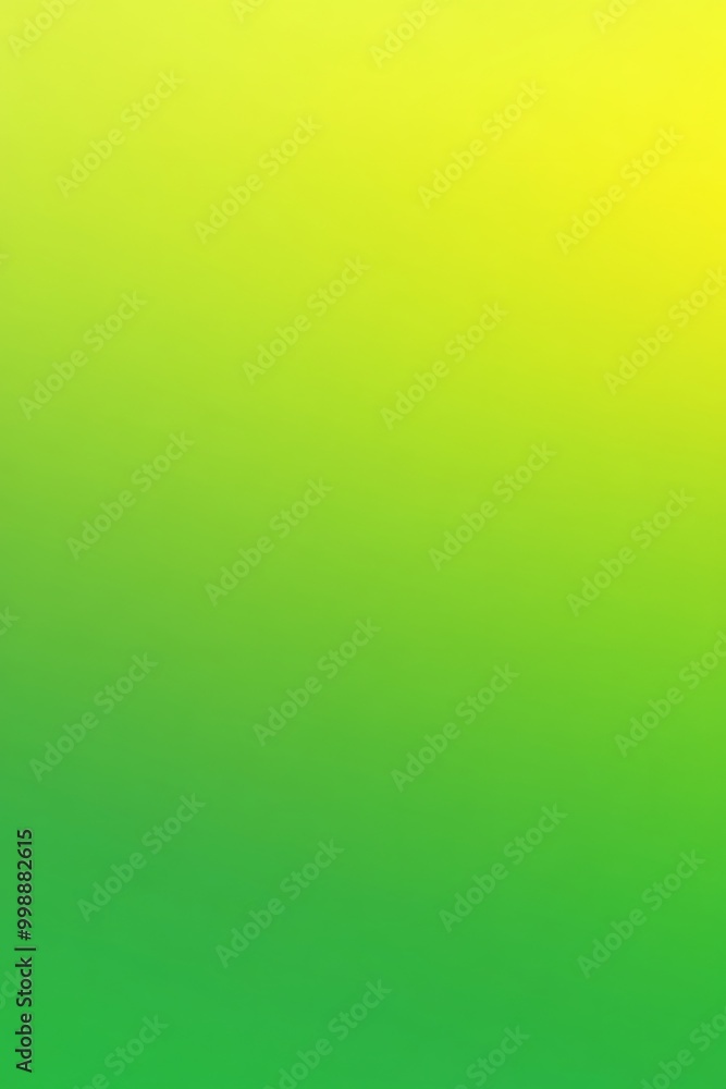 Poster a vibrant gradient backdrop seamlessly blending shades of green and yellow, creating a smooth, fluid