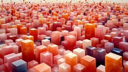 Obraz premium Abstract 3D Cube Art Collection: Geometric Designs, Textures, and Colorful Patterns