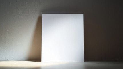 Grey LED Creative Blank Sheet Design Template.