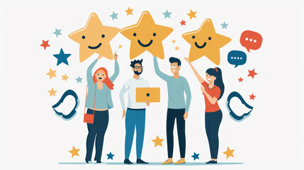 A company working to improve its brand reputation through customer service excellence and social responsibility.