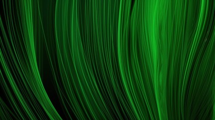 Naklejka premium An Abstract Background Featuring Green Flowing Lines That Create a Unique Aesthetic Appeal