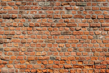 Red brick wall