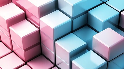 Obraz premium Abstract 3D Cube Art Collection: Geometric Designs, Textures, and Colorful Patterns