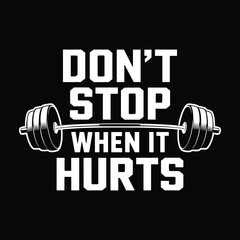 Don't stop when it hurts, EPS