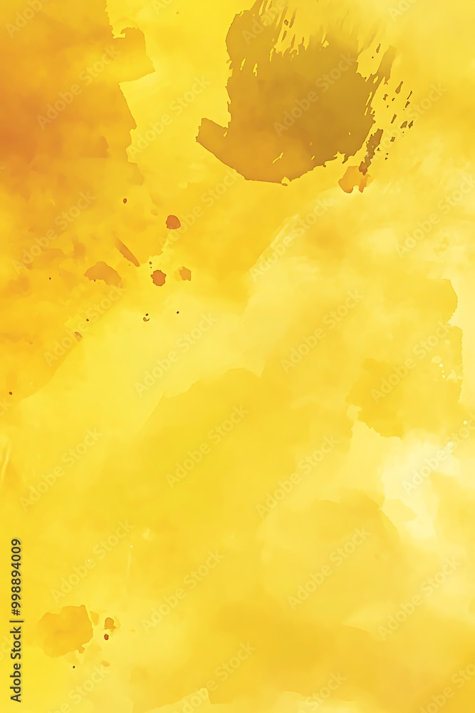 Poster smoothly blended yellow and beige gradient backdrop creating a soft, muted ambiance ideal for minima