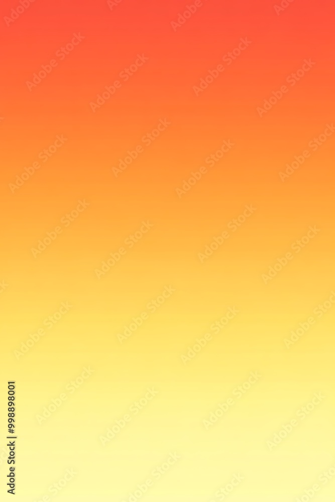 Aufkleber dynamic harmony of orange and yellow: a smooth gradient backdrop creating a seamless blend of vibran