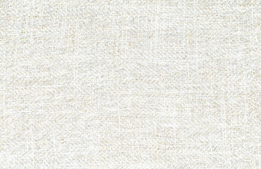 Fototapeta premium Natural Linen Material Textile Canvas Fabric Texture Background Close-up Detail of Fabric Natural Color Hemp Material Pattern Design Wallpaper. Can be Used as Background or For Graphic Design 