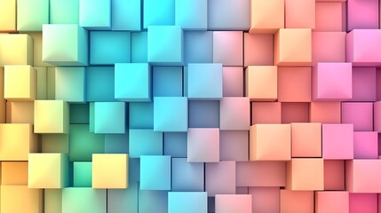 Abstract 3D Cube Art Collection: Geometric Designs, Textures, and Colorful Patterns