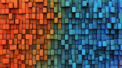 Abstract 3D Cube Art Collection: Geometric Designs, Textures, and Colorful Patterns