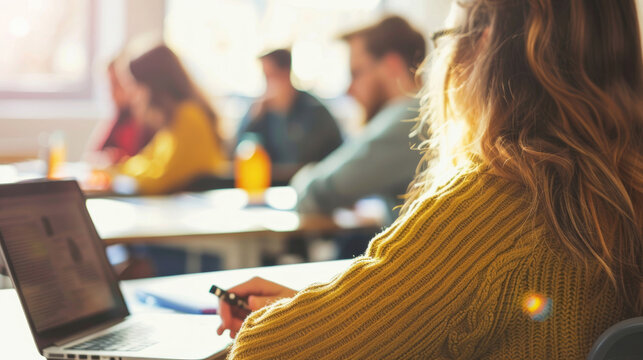 A discussion on effective advertising strategies for the education sector, focusing on targeting and messaging to attract students.