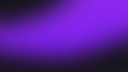 Obraz premium Abstract banner backdrop with a grainy purple-to-black gradient, showcasing a noisy texture ideal for poster header designs.