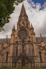 Fototapeta premium St Mary's Episcopal Cathedral, Edinburgh, Scotland, United Kingdom. 