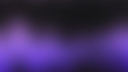 Noisy grainy texture with a gradient from purple to black, forming an abstract banner or poster header backdrop design.