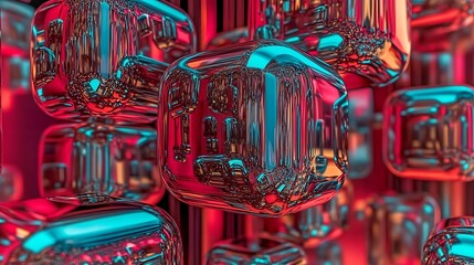 Abstract 3D Cube Art Collection: Geometric Designs, Textures, and Colorful Patterns