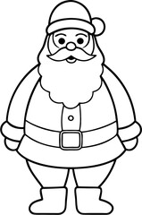 cartoon santa claus