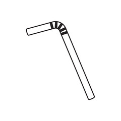 Straw Icon Illustration Design