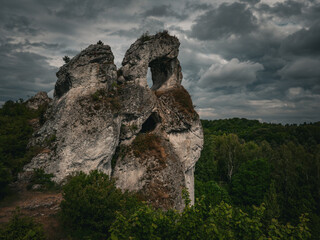 rocks in the mountains