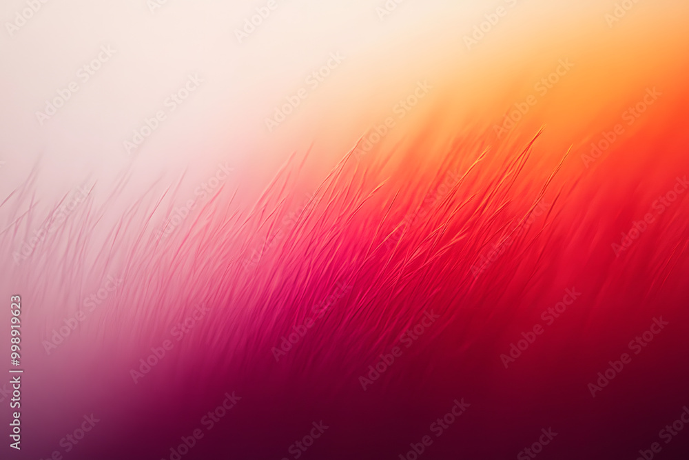 Poster vintage grain textured design with a smooth red gradient transition