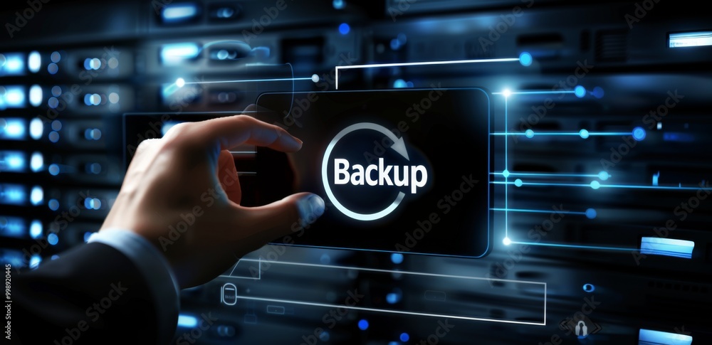 Poster the act of initiating a backup is vital for safeguarding data during emergencies.