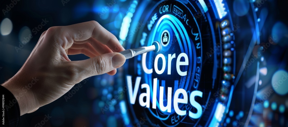 Poster understanding corporate core values and responsibilities
