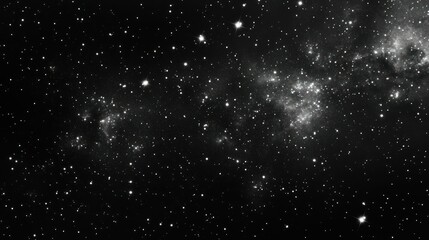 Fototapeta premium A Bright Star and Scattered Stars Against a Dark Sky