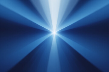 Fondo Abstracto Azul Brillante: Fondo de Rayos de Luz y efecto Bokeh