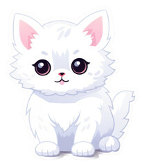 Obraz premium PNG Cat animal mammal kitten.