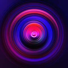 Colorful radial motion effect. Abstract rounded background. Color curves and sphere. Multi color gradient rings and circles wallpaper. Colored texture backdrop and banner.