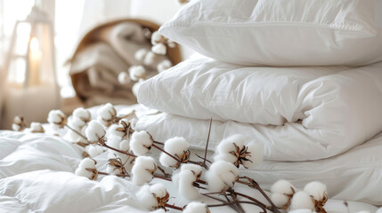 A guide to selecting the perfect cotton bedding set for a restful night's sleep, focusing on thread count and fabric softness.