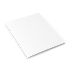 An image of a Closed Magazine isolated on a white background
