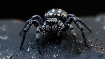 miniature plastic spider toy