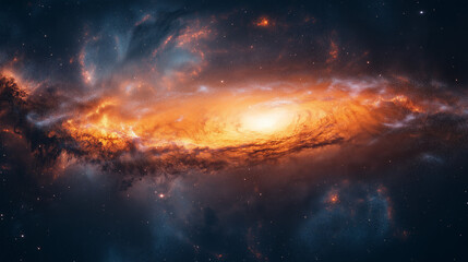 Naklejka premium La galaxie