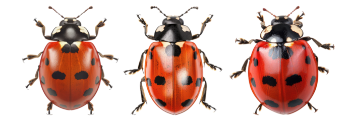 Ladybug isolated on transparent background