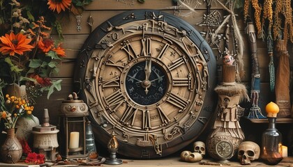 Fototapeta premium astronomical clock
