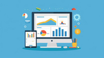 A startup using online advertising to build brand awareness and generate leads, with a focus on SEO and keyword targeting.