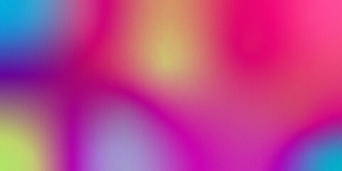 Abstract colorful bright spots gradient background .Vector backdrop for your design .Holographic background rainbow colors gradient shades .multicolor,Rough, grain, noise,grungy.Template.	