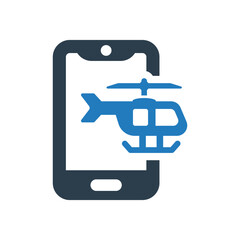 Mobile flight navigation icon
