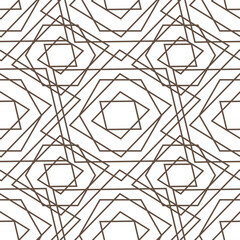 Seamless geometric pattern with lines.
