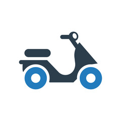 Scooter motorbike icon