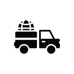 Globe transportation icon