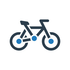 Bicycle icon vector