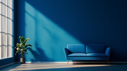 blue chairs in office