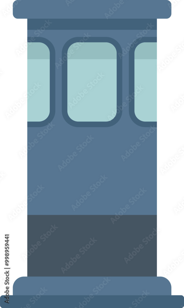 Poster aeropress coffee maker showing the different steps of its brewing process, isolated on a white backg