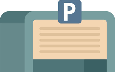 Underground parking garage building with closed door representing a secure and convenient space for vehicle storage