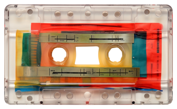 PNG  Cassette tape technology equipment red.