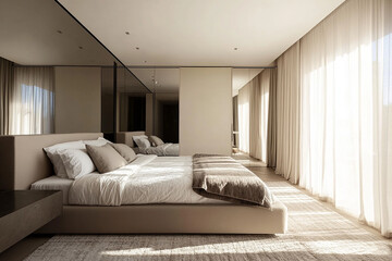 Fototapeta premium interior of a bedroom