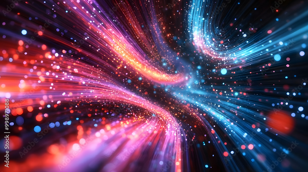 Poster dynamic abstract technology background. illustration.